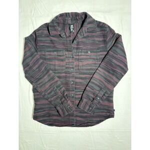 Mountain Hardwear Women Granite Peak XS Buttondown Long Sleeve Flannel Shirt